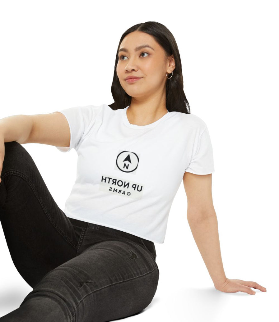 Women’s reversed Up north crop top