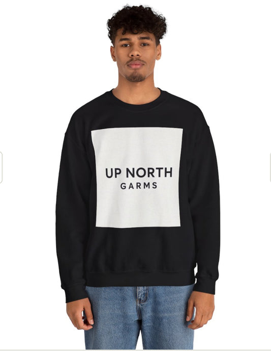 UP NORTH GARMS unisex logo jumper