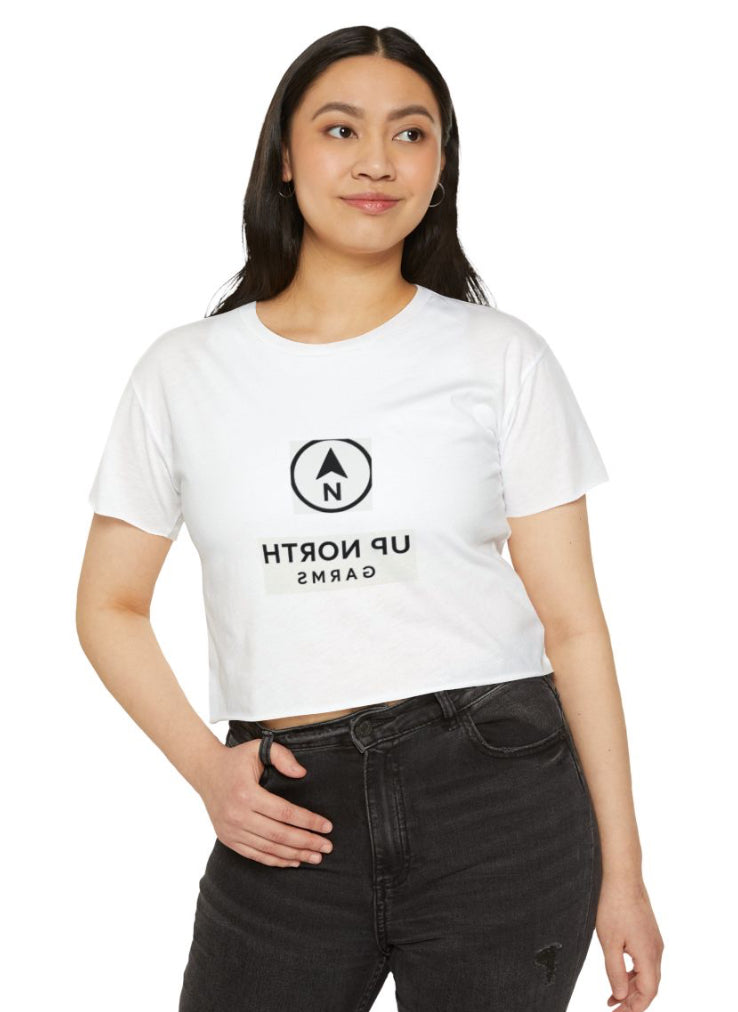 Women’s reversed Up north crop top