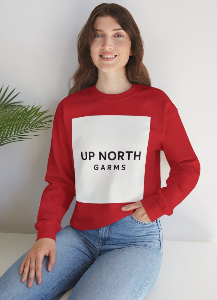 UP NORTH GARMS unisex logo jumper